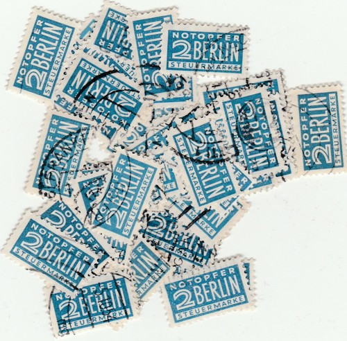 Briefmarken notopfer berlin - 50,