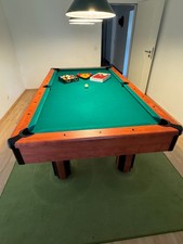 Billardtisch Kirschholz 7ft - 228x128x81cm gebraucht zu verkaufen