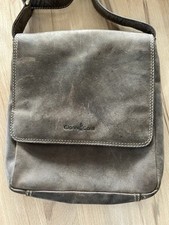 Leder Umhänge Tasche Gianni Conti Braun für Damen Und Herren