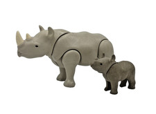 Playmobil Nashorn mit Jungtier
