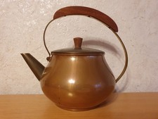 Teekanne aus kupferfarben - teekanne,