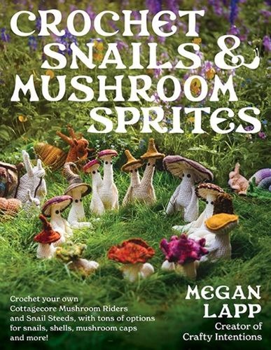 Crochet snails and mushroom - crochet,