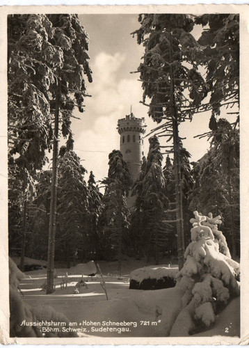 Foto aussichtsturm hohen - ak,