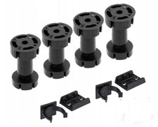 Set-4st Sockelfüße Möbelfüße Verstellfüße Stellfuß Küchensockel höhenverstellbar