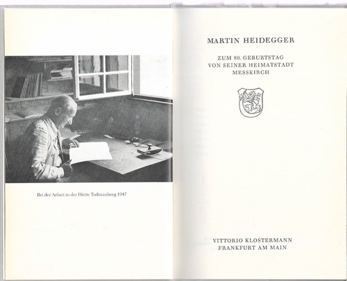 Martin heidegger zum - martin, 80