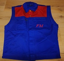  Mascot Arbeitsweste mit vielen Taschen Herren Arbeitskleidung Gr.48 Blau Weste 