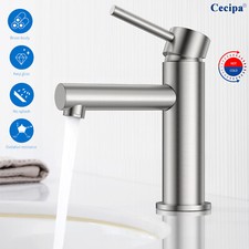 Waschtischarmatur Bad Wasserhahn Einhebelmischer Waschbecken Armatur Edelstahl 