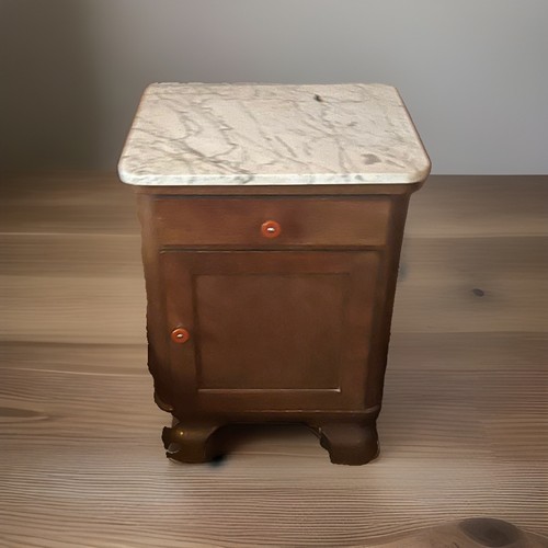 Antike nachtschrank mit - 2x,