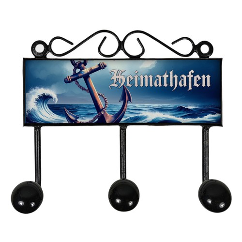 Anker heimathafen kleiderhaken - heimathafen,