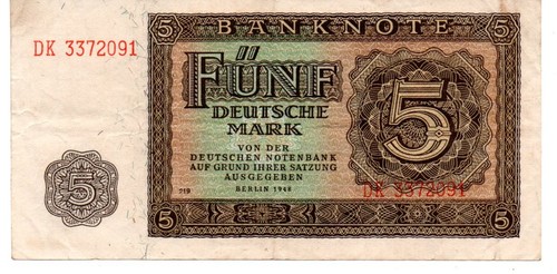 Mark berlin 1948 deutsche - 5,