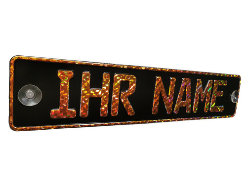 Namenschild lkw fahrer - namenschild,