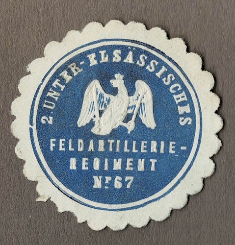 Siegelmarke militär preußen - militär,