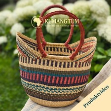 SHOPPER KORB TASCHE BOLGAKORB EINKAUFSKORB STRANDTASCHE MARKTKORB NATURMATERIAL