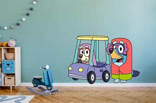 Bluey bingo wandtattoo - &,