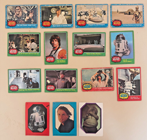 Vintage 1977 topps star - topps, wars