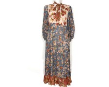 Zara Maxikleid Floral Romantisch Sommer M viskose Kleid Geblümt Ausverkauft