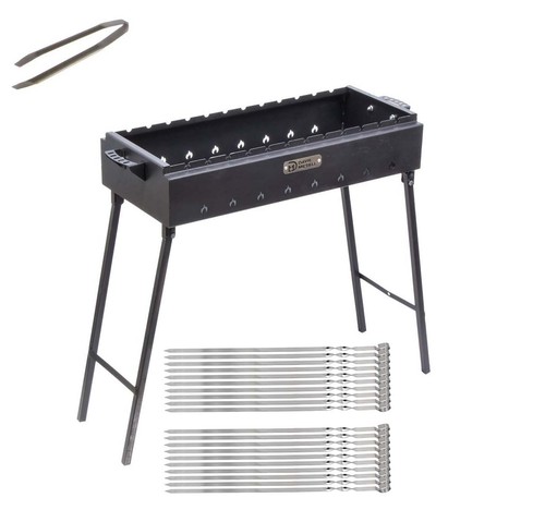 Set mangal holzkohlegrill - mangal, 2mm