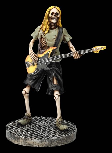 Skelettfigur bassist - skelettfigur,