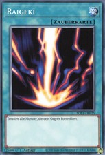 YuGiOh Raigeki SDBT-DE025 Common NM 1st