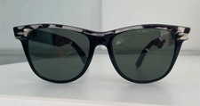 B&L Ray-Ban Wayfarer II Sonnenbrille,1980er Vintage, USA,Schildplatt,Electric