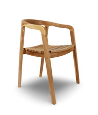 Teaksessel 53x55x78cm Sessel Teakholz Stuhl aus Holz Möbel Teak Modern Stabil