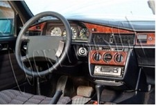 Cockpit Dekor für MERCEDES 190er  W201 Bj.1983-1993  Wurzelholz Design 11 tlg.