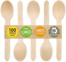 JSM Einwegbesteck aus Holz 1000 St.  Biologisch abbaubar und umweltfreundlich