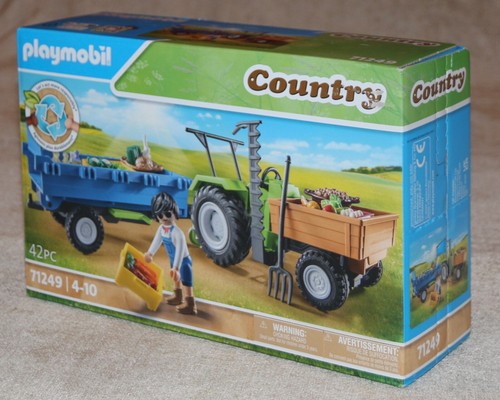 Playmobil country traktor - country, 4-10