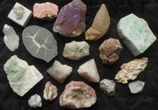 Mineralien Amethyst Bergkristall Quarz Calcit Fluorit Turmalin Konvolut Sammlung