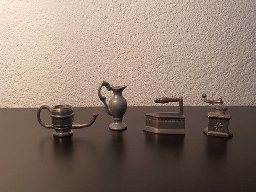 Zinnfiguren krug - 4x,