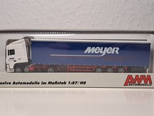 Modell 1:87 AWM 7872.01 DAF LKW Sattelzug Plane Meyer logistics OVP