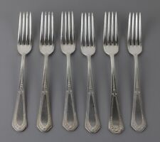 WMF Röschenmuster 6x Speisegabel Essgabel Gabel Länge ca. 20,5 cm 90er 