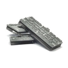 Textplatte Stempelplatte