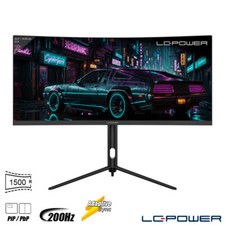 LC-Power - Monitor LC-M30UWFC - 29,5", UWFHD-Auflösung, 200Hz, Curved, VA