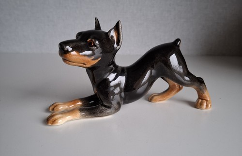 Goebel porzellan hund figur - porzellan,
