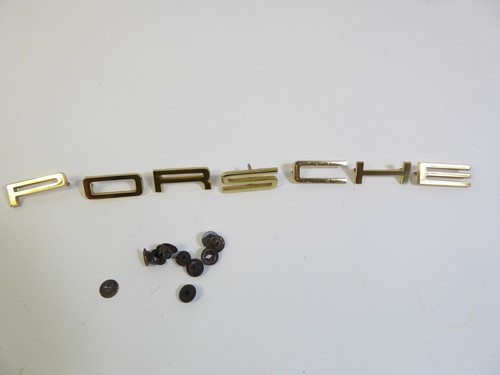 Porsche 911 gold schriftzug - porsche,