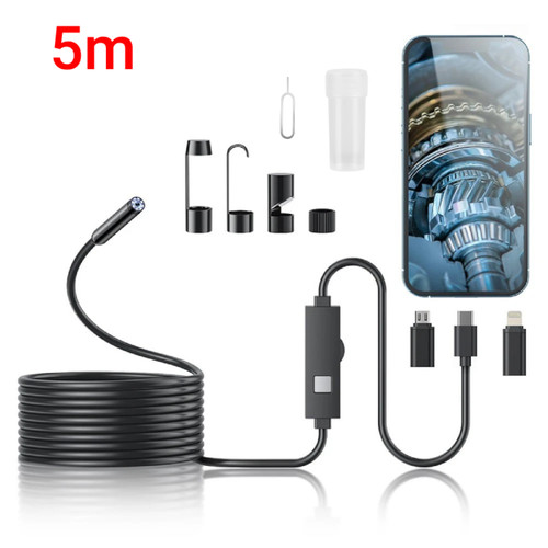 Usb endoskop 200w kamera - 5m,