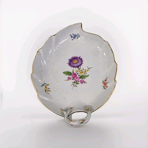 Meissen blattschale groß - meissen,
