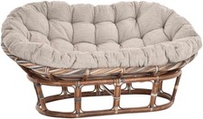 Papasansessel XXL mit Kissen