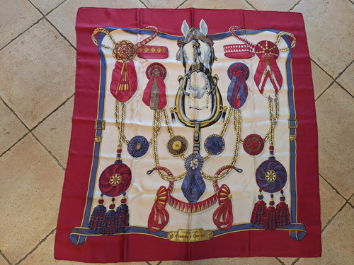 Quadratischer hermès schal - quadratischer,