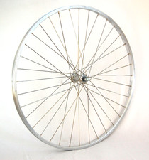 Laufrad 28 Zoll Alu Vorderrad - silber Kastenfelge NEU Rad Bike Hutmutter