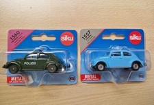 2x Siku VW Käfer Polizei &