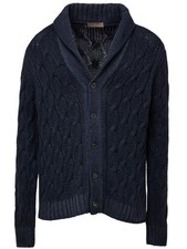 Strickjacke Zöpfe Kaschmir