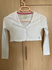 ?Tom Tailor  Bolero Schulterjäckchen Jacke Jäckchen Gr.128-134 Weiß Mädchen