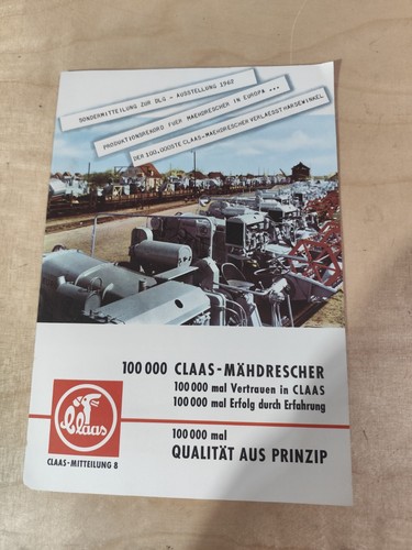 Claas mitteilung 100 000 - claas,