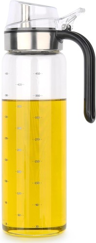 ölflasche aus glas 500ml mit - 500ml,