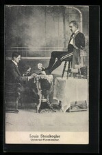 Universal-Fusskünstler Louis Steinkogler, Ansichtskarte 