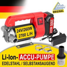 AKKU PUMPE SELBSTANSAUGEND