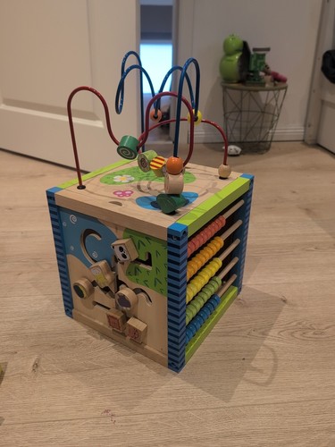 Motorikwürfel aus holz für - aus,