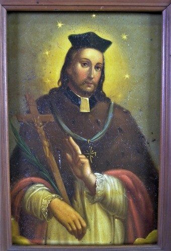Antikes heiligen bild auf - antikes,